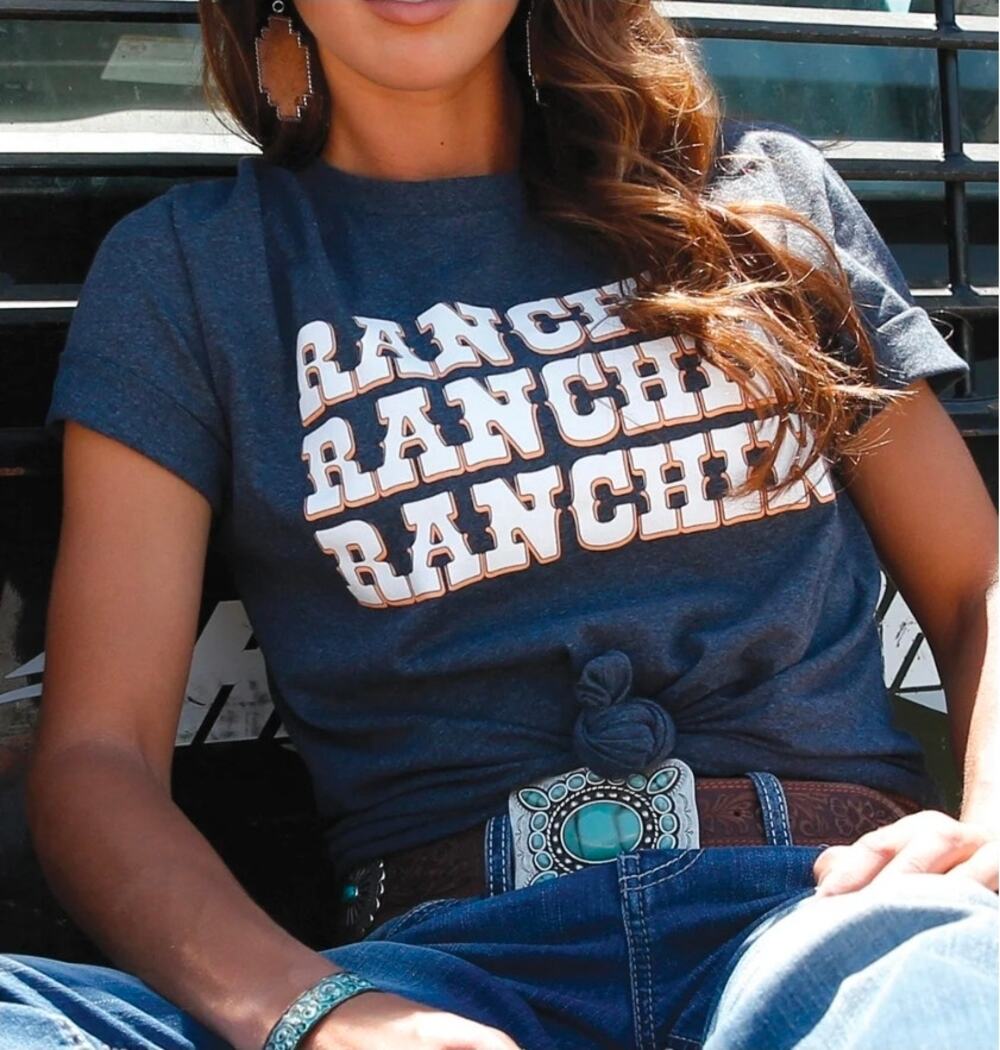 Women's Cruel Girl Ranchin' T-Shirt Medium